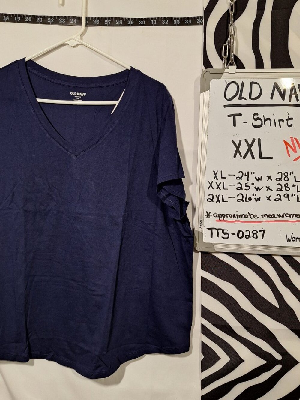 NWT Old Navy Shirt. Navy Blue, XXL - Picture 1 of 6